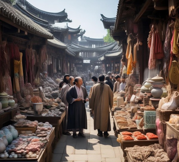 中国古代传统商贸的案例，传承智慧的典范