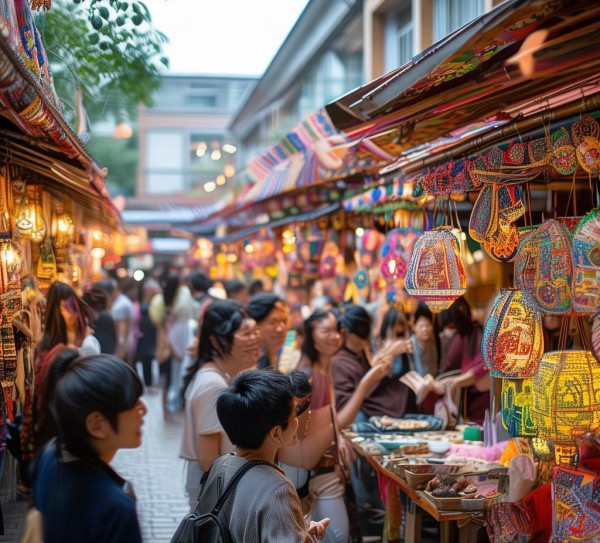 学校商贸集市，互动的文化盛宴