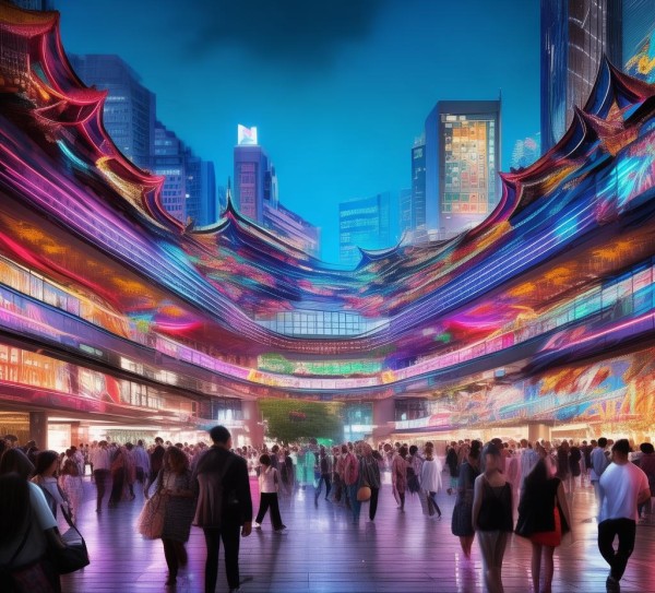 龙城印象商贸广场，城市记忆的现代创意