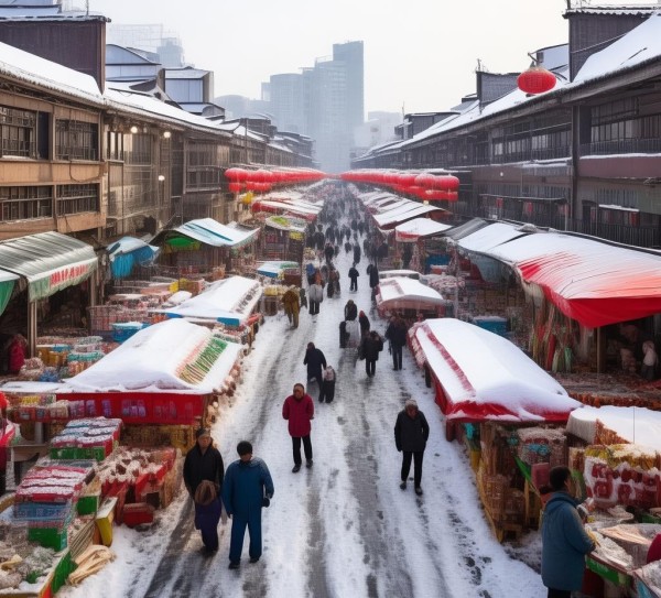 义乌商贸城秋冬记