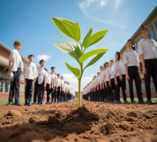 学校军训，成长的种子