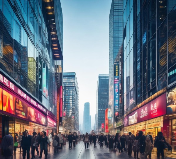 兰海商贸城成为城市经济的新引擎