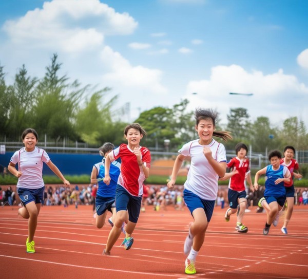 陕西商贸学校在校运会上展现了卓越的体育精神与青春