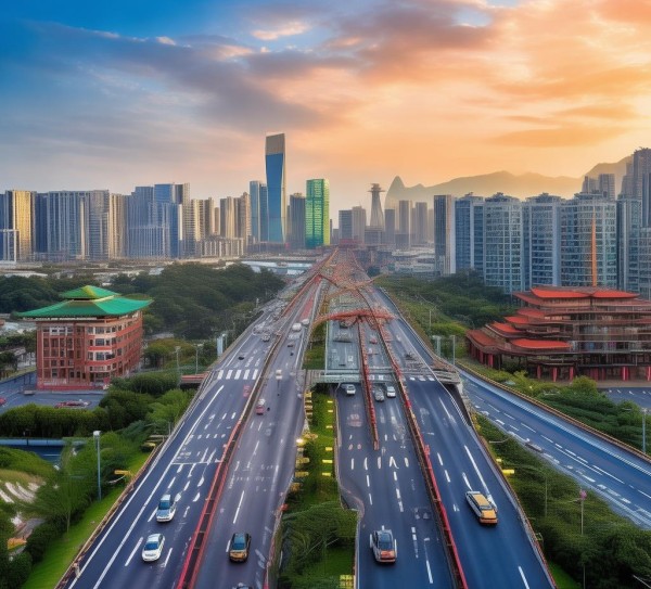 鄂湘赣商贸， connecting中部经济强区 with粤港澳大湾区