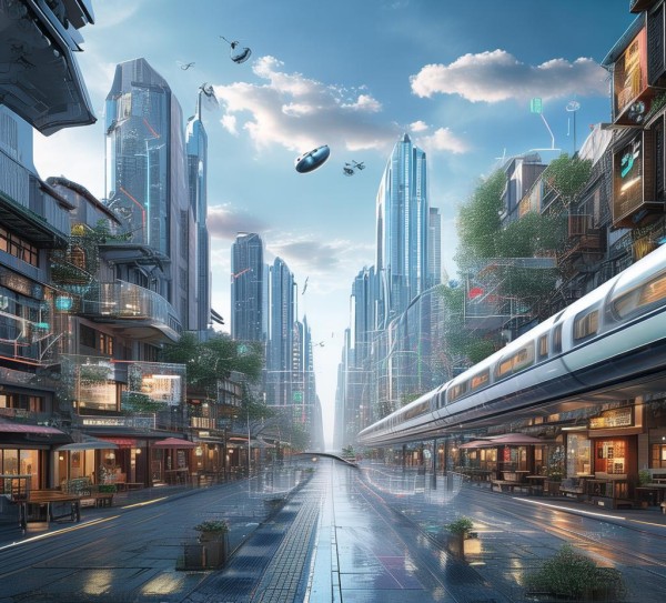 商贸小镇，连接经济与科技的未来典范