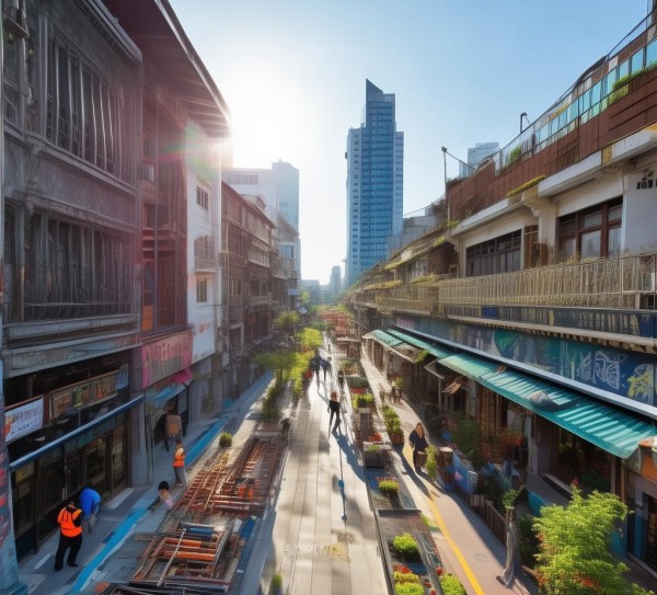 黄冈商贸街拓宽项目取得进展