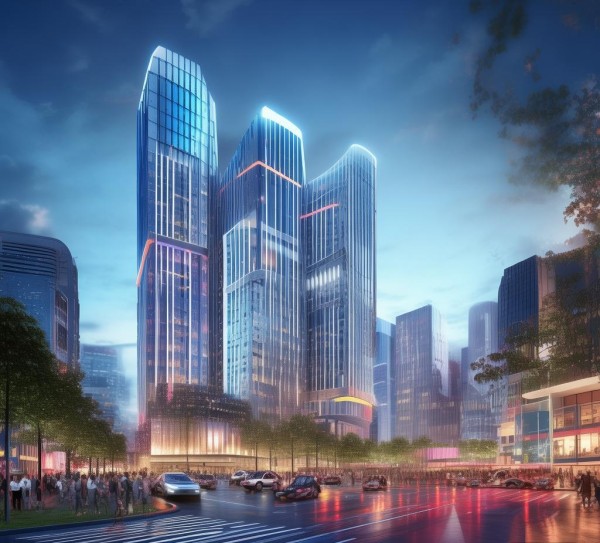 中心城区商务商贸项目，奏响经济强音，经济强音，中心城区商务商贸项目引领推动加速