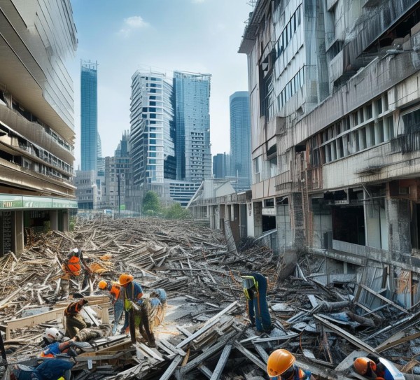 拆除项目重构商贸街，提升市场竞争力