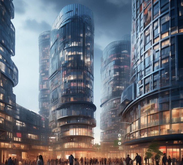 商贸楼宇连接双向服务的纽带