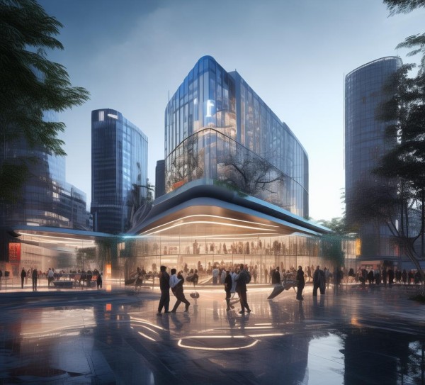 Think tank at 商贸服务产业中心 and 新贸易中心