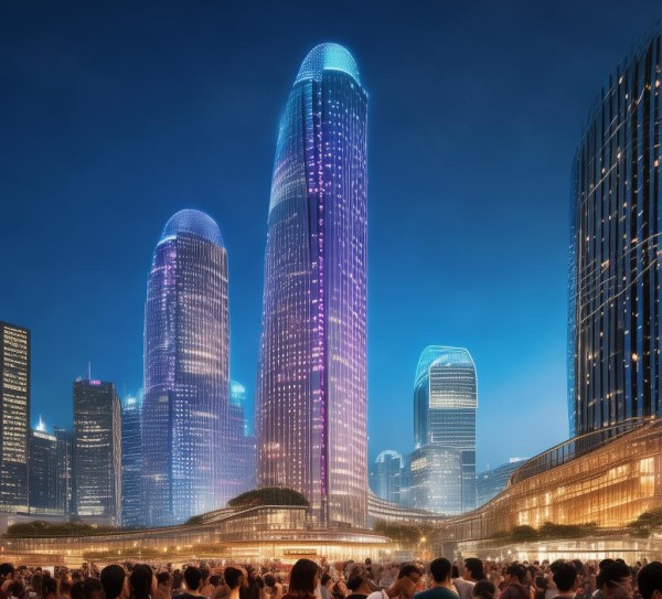 余川中央商贸城，璀璨辉煌，创新未来，新机遇