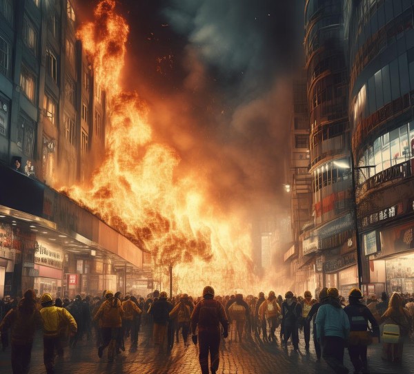 商贸城起火，紧急时刻，商人都要知悉