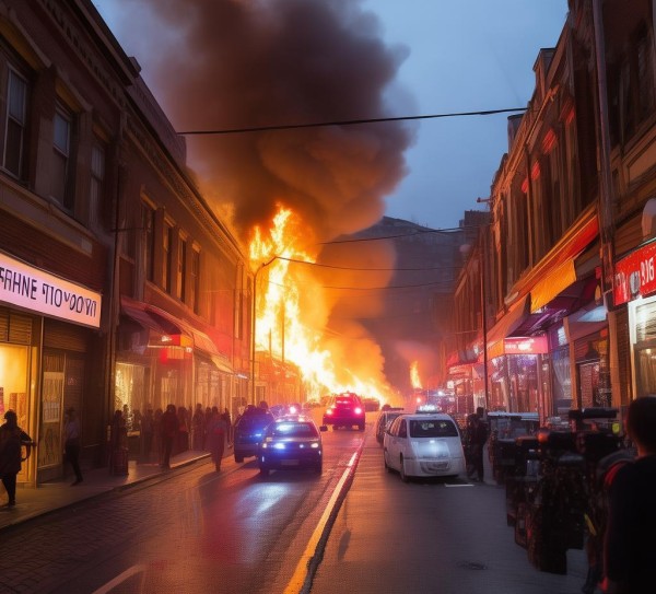 商贸街火灾紧急时刻现场报道 商贸街火灾紧急时刻现场报道
