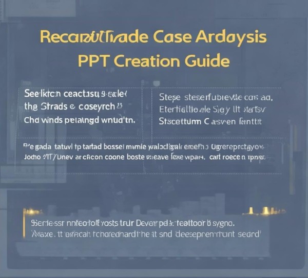 近期商贸案例分析PPT制作指南