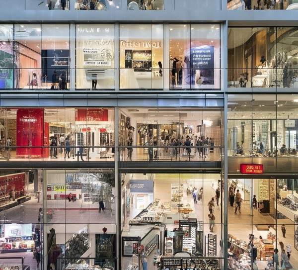 涵盖商场所业的经营范围