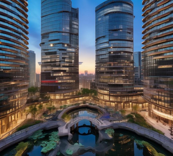 探索中国金融建筑中的Third Ring迷阵