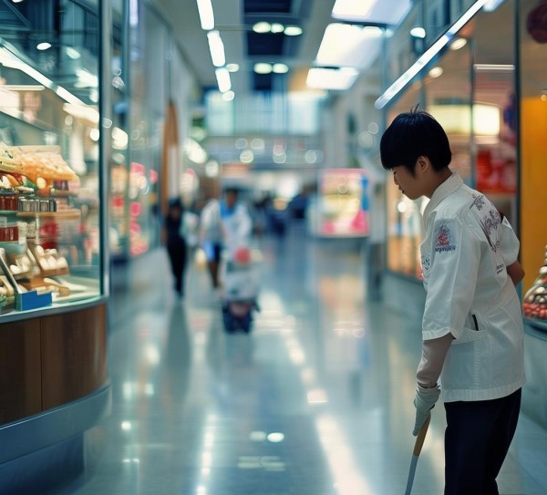 商贸城保洁,责任与担当 商贸城保洁,责任与担当