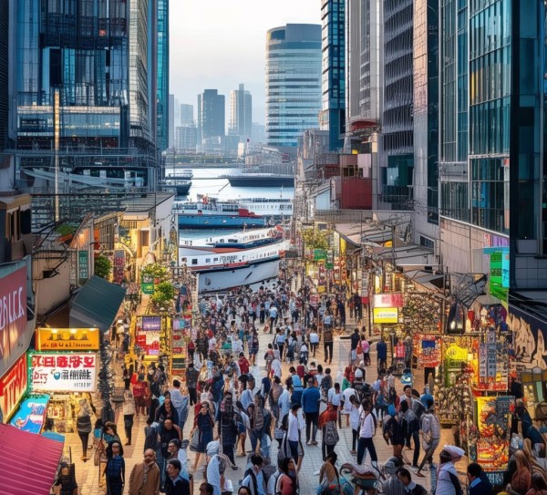 海港商贸城，城市中心的商业心脏