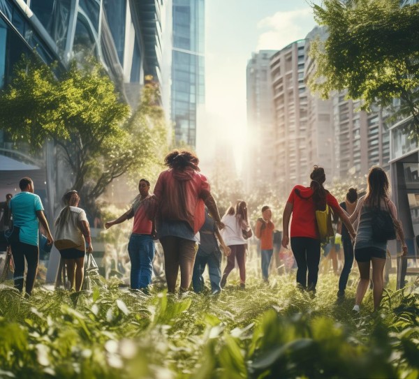 商贸园区的活力与社会责任，志愿服务的新视角