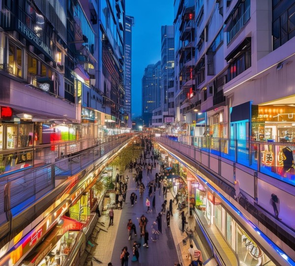 广州白云区商贸新村，通过基础设施的提升，显著提升了商业活力，成为商业发展的热点区域。