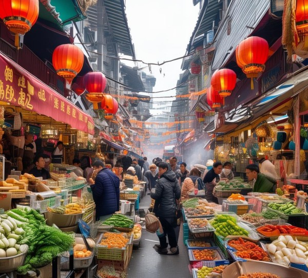 昆明螺蛳湾商贸城，生活与美食的交融