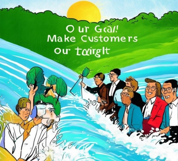 让客户成为我们的目标，逆流而上，服务让客户成长