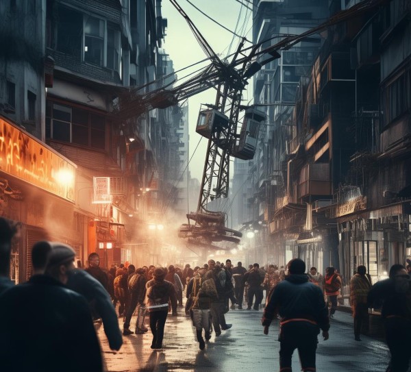 商贸城园区，一场瞬间的危机，引发警示