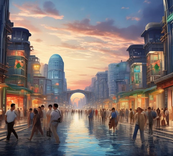 西南商贸城海融合，商海辉煌