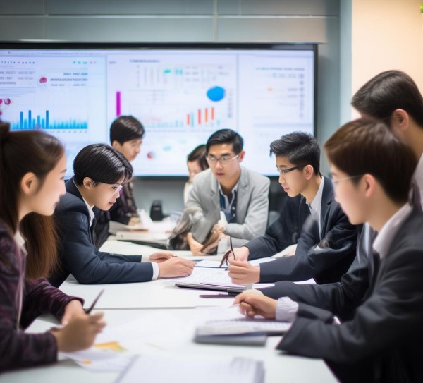 技术学校商贸服务系助力职业发展，培养未来人才。