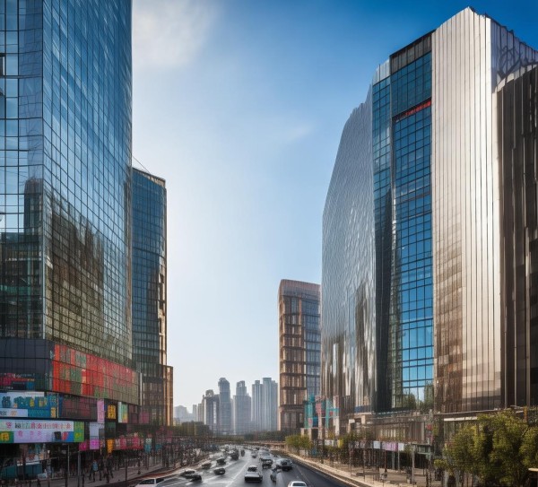 京商商贸城，城市经济活力的象征