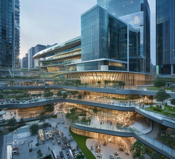 高效商业中心区设计案例研究