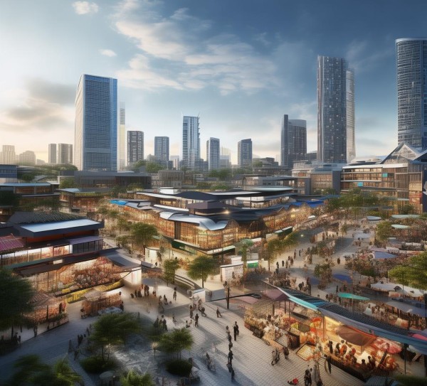 城镇经济发展的关键平台，探索城镇商贸服务集群的建设路径