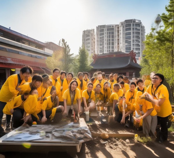 弘扬志愿精神，共筑文明家园—沂水商贸服务中心志愿服务活动