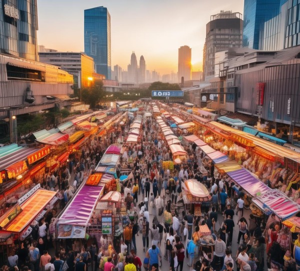 宜山商贸城举办视觉盛宴，吸引商业爱好者