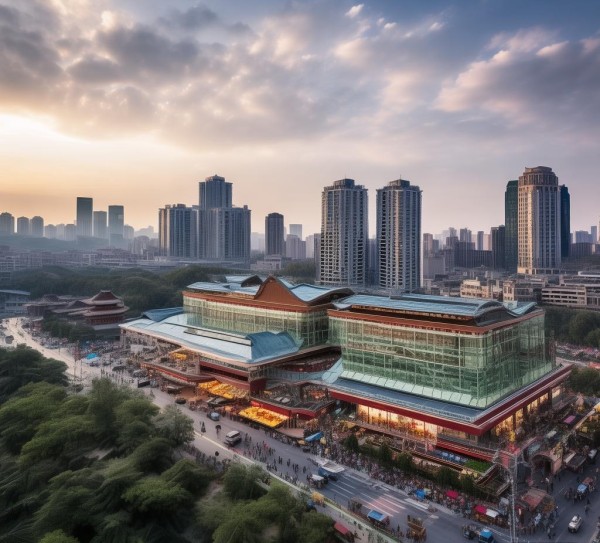 西安丘陵商贸中心,见证城市与商业的融合创新 西安丘陵商贸中心,见证城市与商业的融合创新