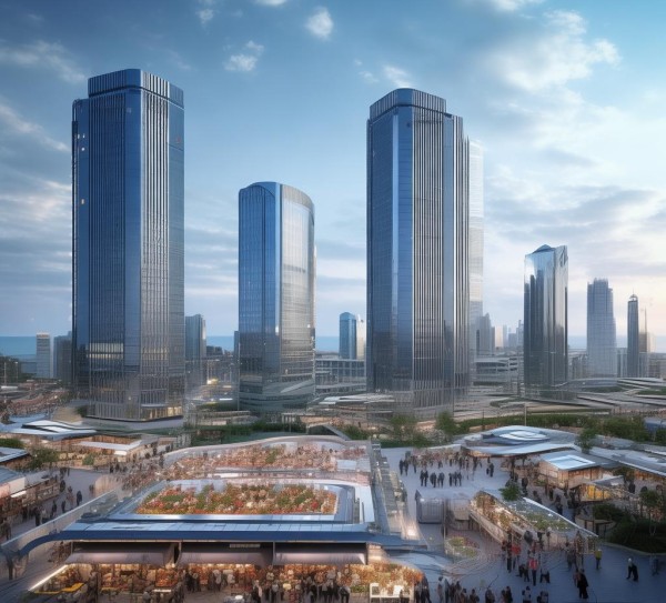 烟台国际商贸城，商贸新天地，未来