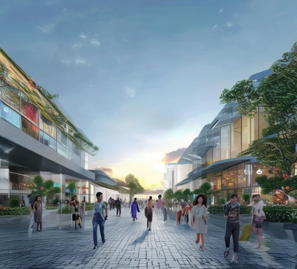 河北渤海湾商贸中心，商业与休闲的完美融合