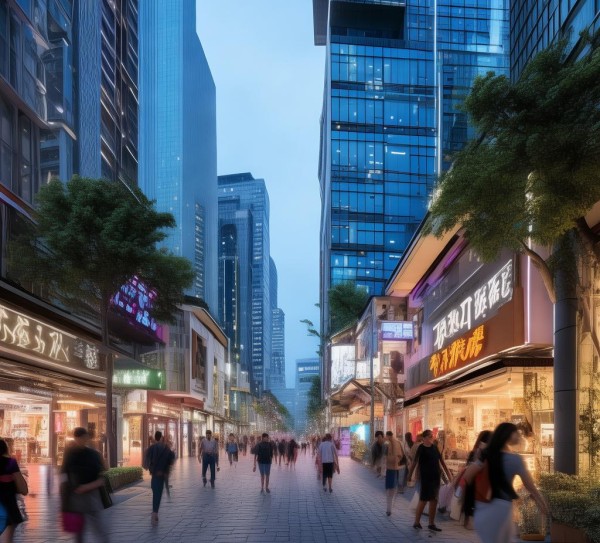 深圳数字经济中心,一个成功的商贸小镇建设案例 深圳数字经济中心,一个成功的商贸小镇建设案例