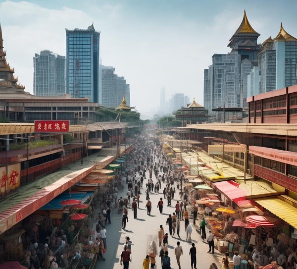 中缅商贸城,连接中缅的商贸中心 中缅商贸城,连接中缅的商贸中心