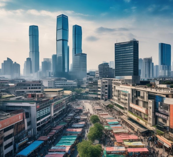 长沙高岭国际商贸城，机遇与挑战，高岭国际商贸城的位置与机遇与挑战