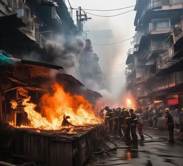 商贸市场火灾，危机中的挑战与解决方案