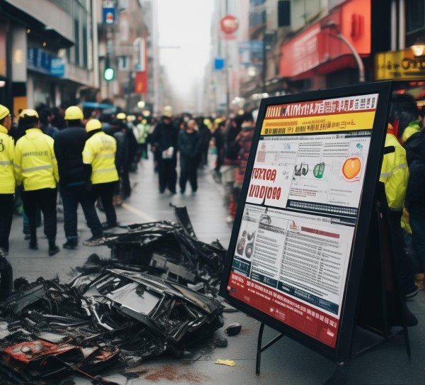 近日，毅德商贸城发生车祸，影响及应对措施已公布！