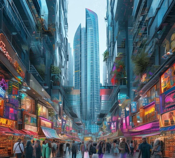 商贸城，现代化商业中心的视觉盛宴！