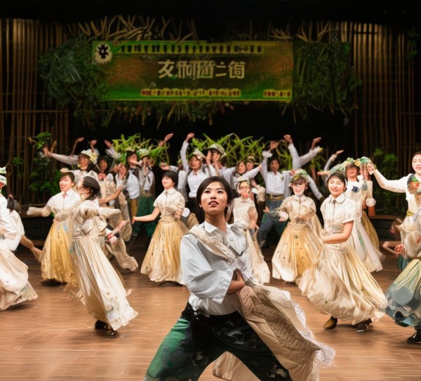安商贸校庆开场舞传承精神，展现活力与新生相遇