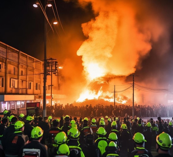 四川达州商贸城火灾，紧急救援与公众反应