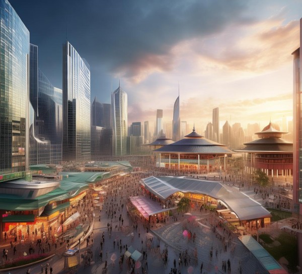 新港商贸城，经济与文化双引擎，未来机遇无限