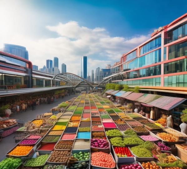 食品商贸园，连接市场与商业的枢纽