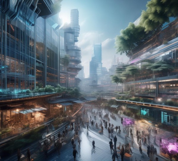 商贸广场，连接未来