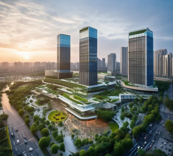 长沙现代商贸服务园，创新驱动与和谐发展新引擎