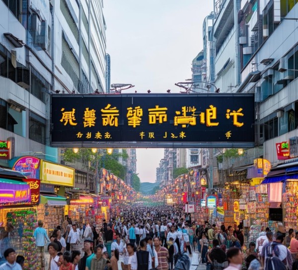 义乌市商贸城，商业新气象